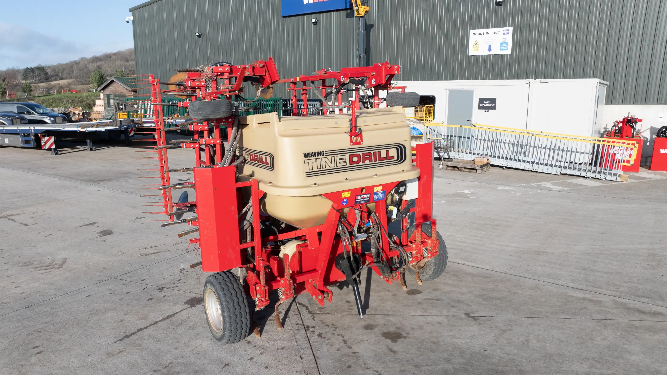 USED WEAVING TINE DRILL 6M